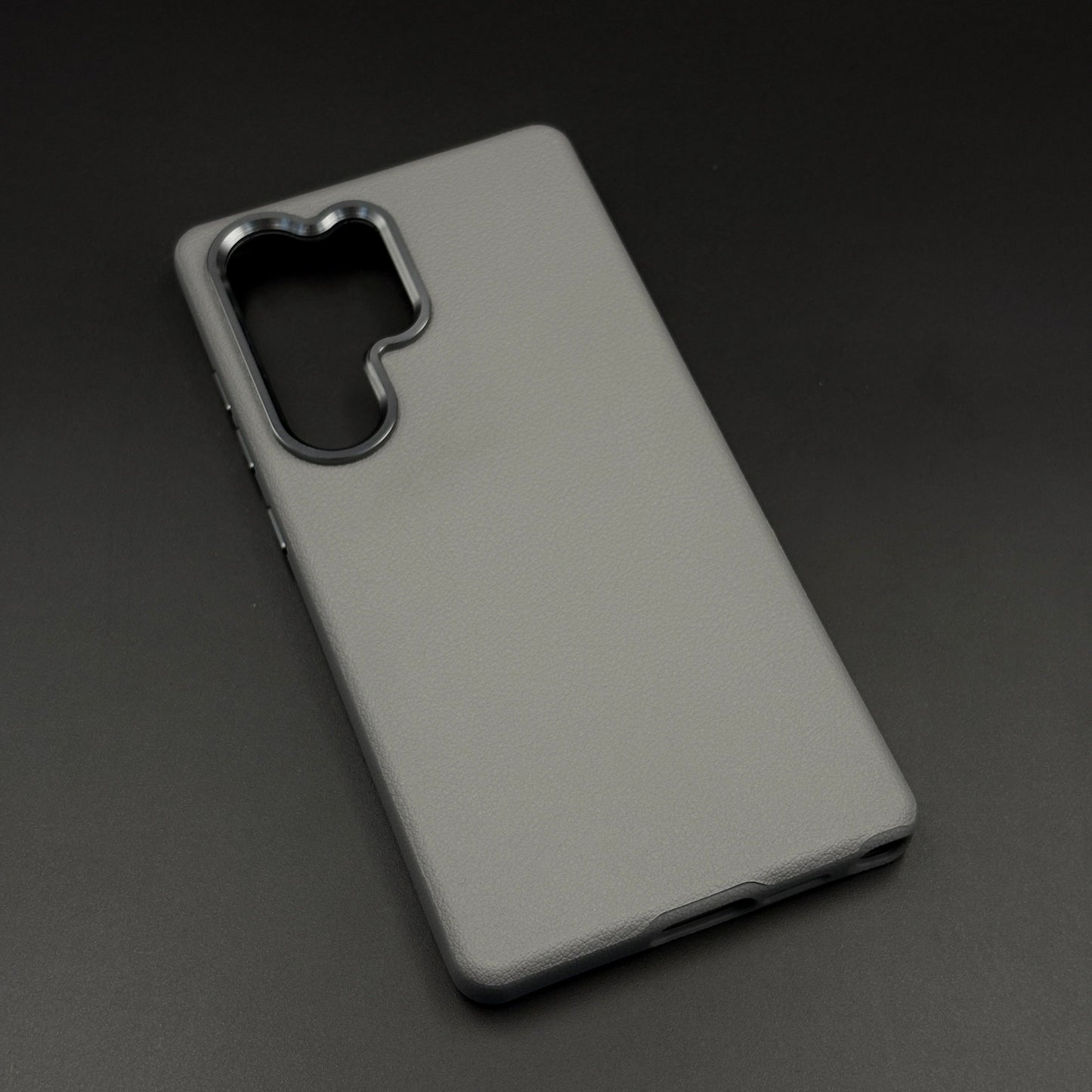 Wireless Charging Leather Case for Samsung Galaxy S25 Ultra | Hidden MagSafe | Elegant Luxury Cover