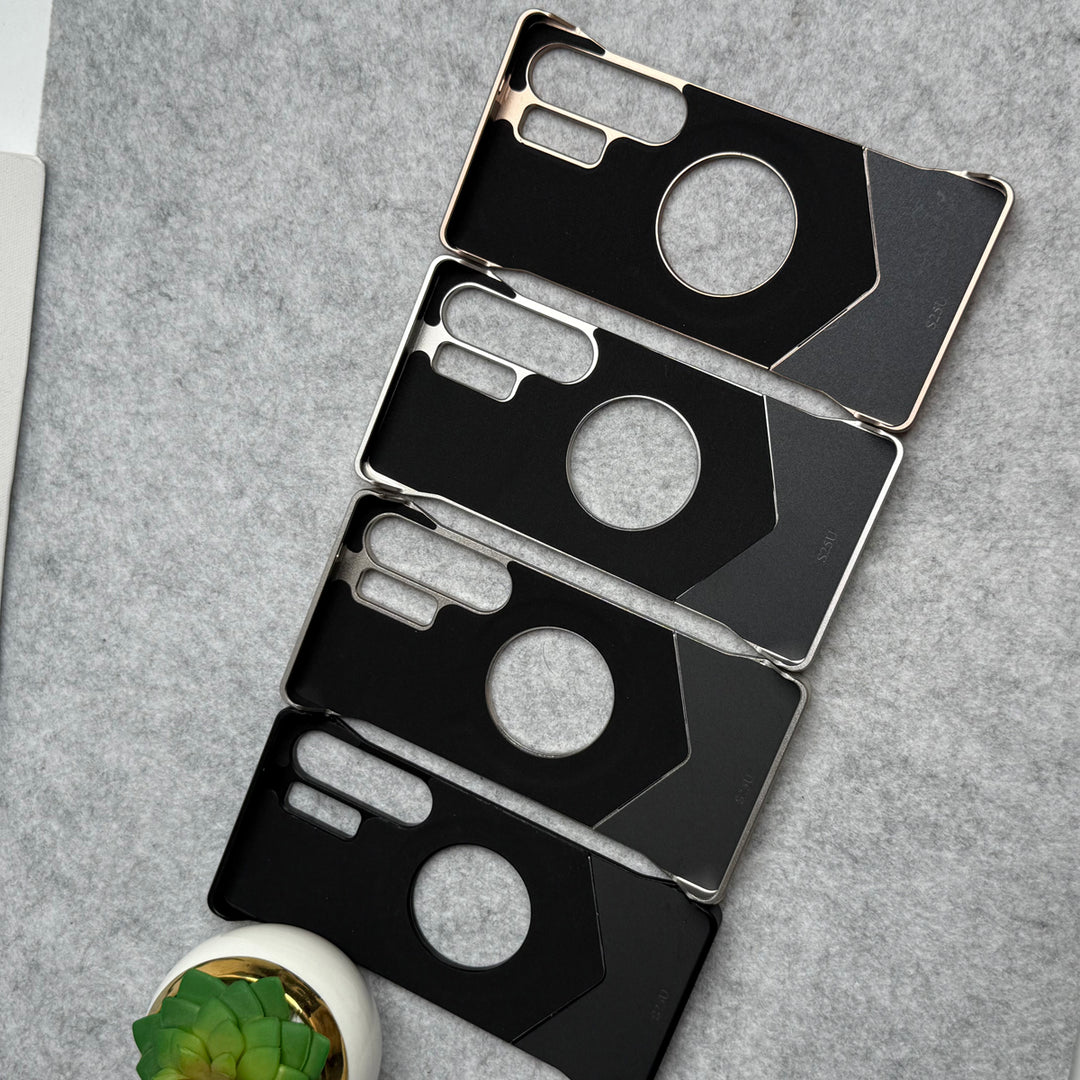 Galaxy Ultra Leather Metal Stand Case