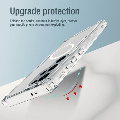 Samsung Galaxy S25 Ultra Cover Non Yellow Transparent Nillkin TPU PRO Magnetic Case