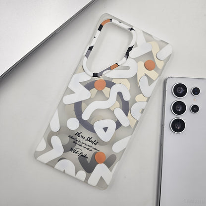 Samsung Galaxy S25 Ultra Smokey Graffiti Magnetic Magsafe Case
