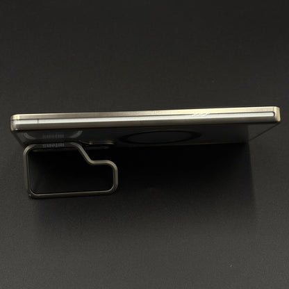 Luxury MagSafe Case for Samsung Galaxy S25 Ultra | Hard PC | Metal Camera Bump | Built-In Kickstand