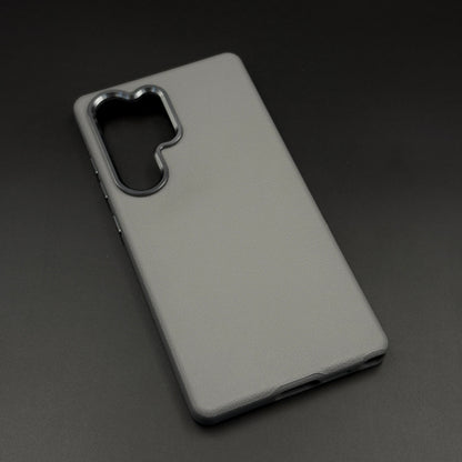 Wireless Charging Leather Case for Samsung Galaxy S25 Ultra | Hidden MagSafe | Elegant Luxury Cover