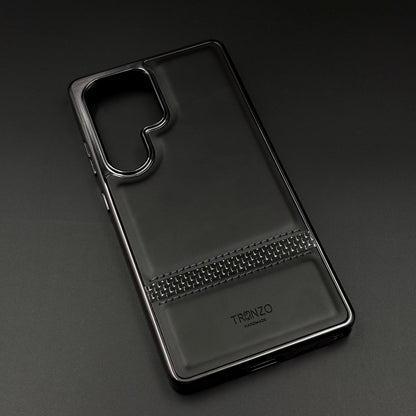Leather Stripe Texture Case for Samsun Galaxy S25 Ultra Slim Luxury Protective Cover