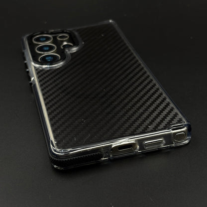Carbon Fibre Matte MagSafe Case for Samsung Galaxy S25 Ultra | Smokey Finish Protection