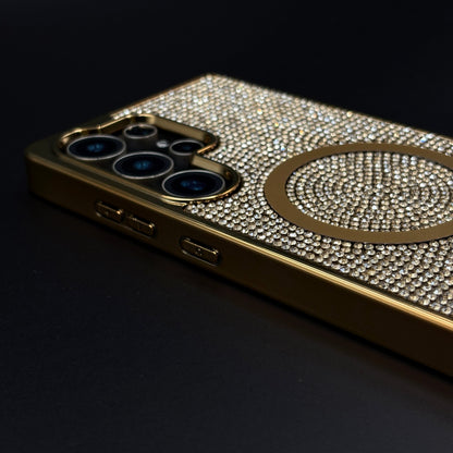 Diamond Glitter MagSafe Case for Samsung Galaxy S25 Ultra | Shimmer Finish | Protective Cover