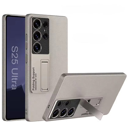 Hidden Kickstand Shockproof Slim Protective Case for Samsung Galaxy S25 Ultra