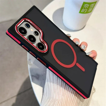 Luxury Matte Magnetic Case For Samsung Galaxy