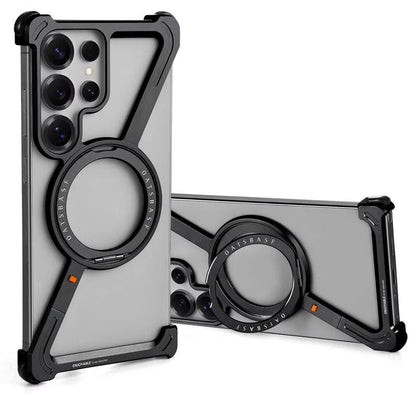Z-shaped Metal Magnetic Phone Case for Samsung Galaxy S