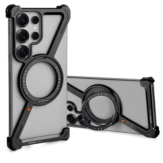 Z-shaped Metal Magnetic Phone Case for Samsung Galaxy S